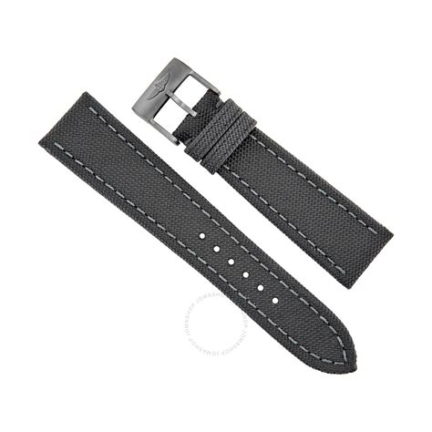 breitling anthracite canvas strap deployment buckle|breitling leather straps.